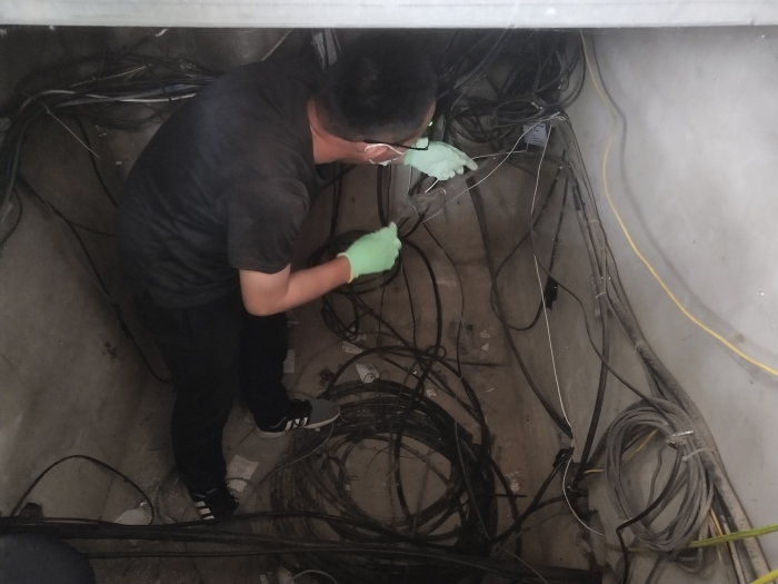 邢台管理所开展机电设备线缆安全隐患排查整改工作