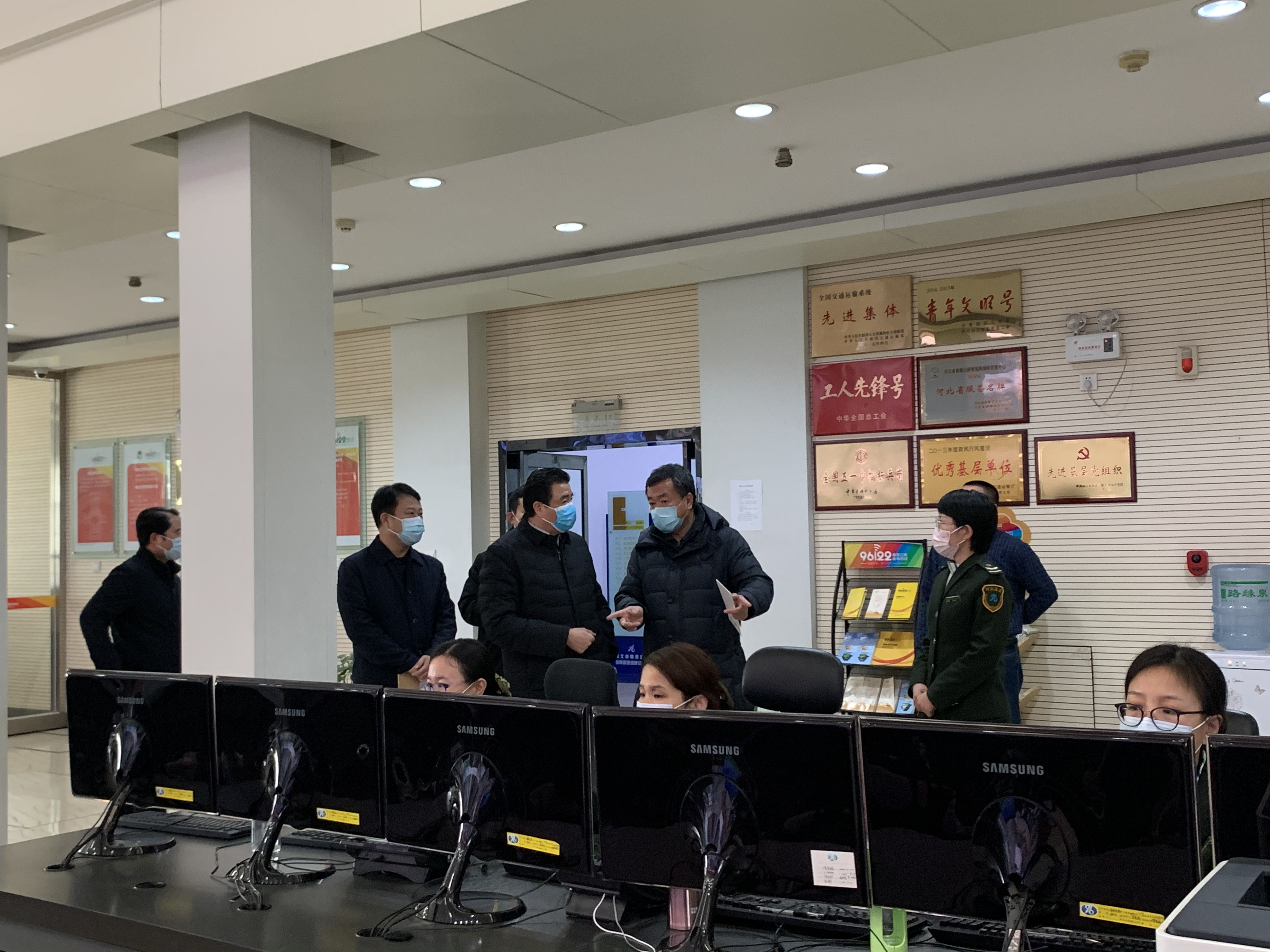 集团公司纪委书记刘继承到冀翔通公司督导疫情防控保畅工作
