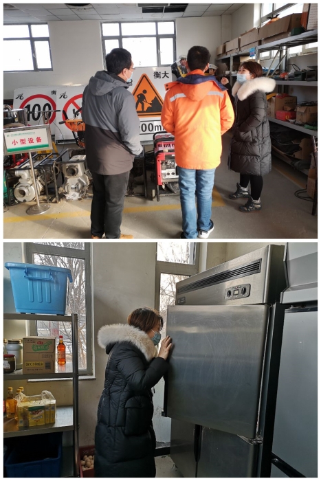 滏阳工区主任对食堂、库房进行安全大排查童双静 