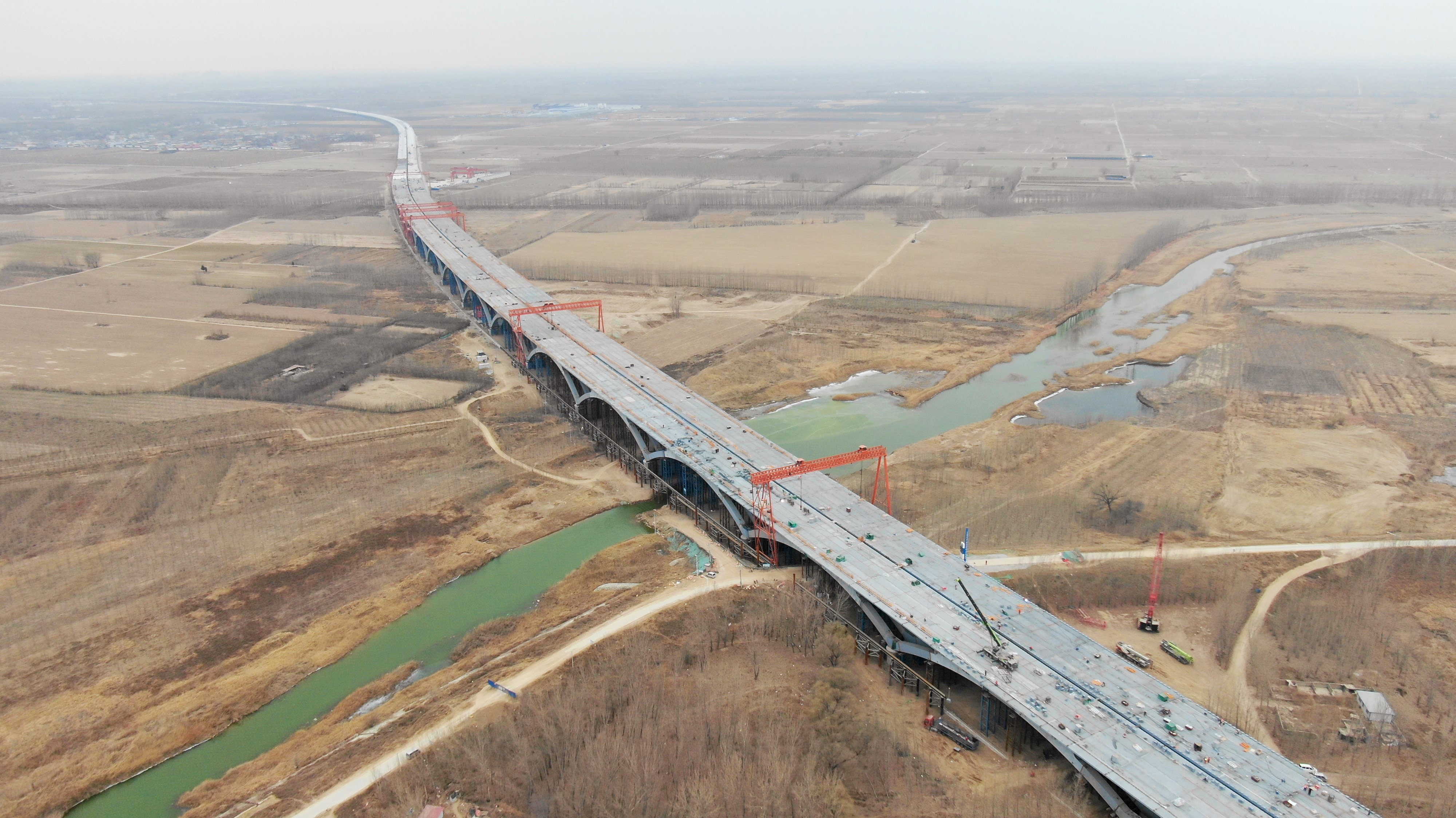 人勤春来早:京雄高速全力推进工程建设