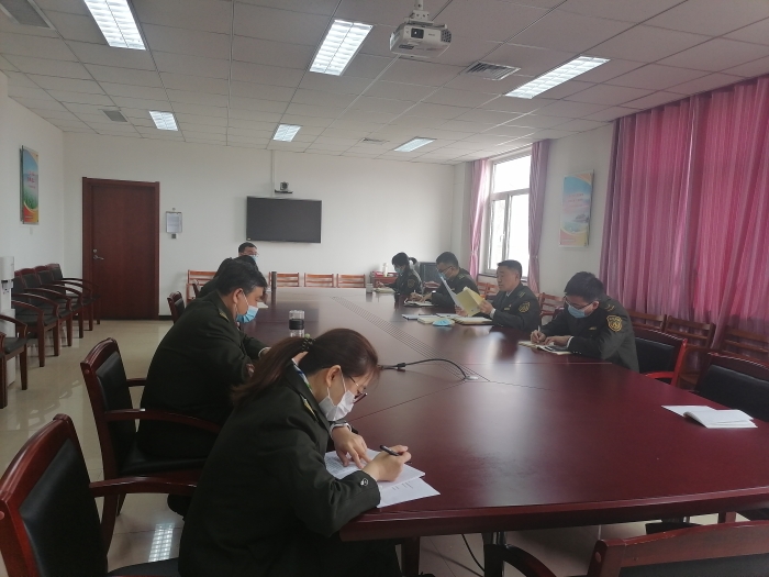 3月15日上午，沙河站召开站务会
