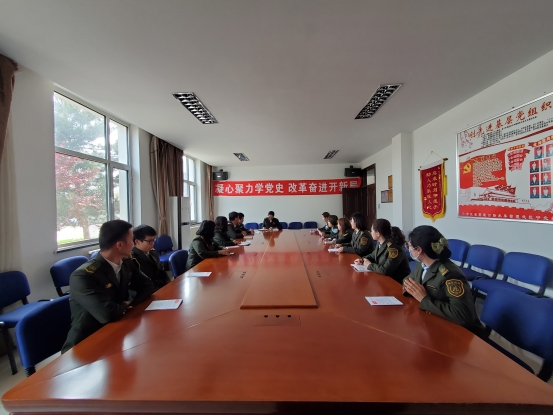 抚宁北收费站党支部开展“学党史，讲廉洁，过特殊政治生日”主题党日活动1