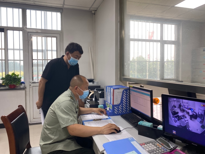 6月9日-藁城兴华路收费站-石家庄副所长姚展昆端午节前督导1