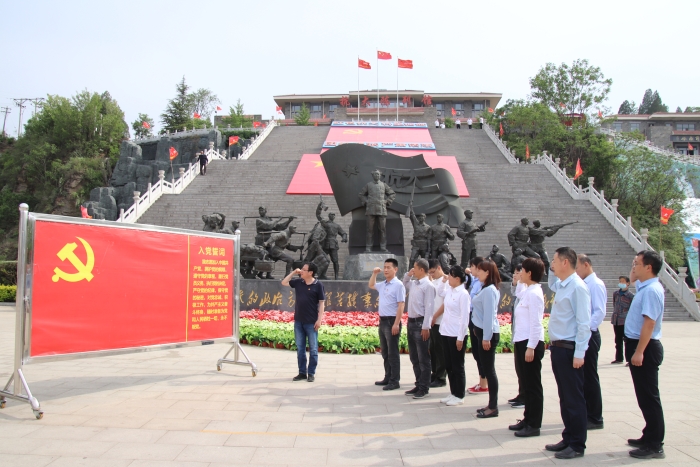 2021.5.11邢台管理所党支部赴中国人民抗日军政大学陈列馆学习1