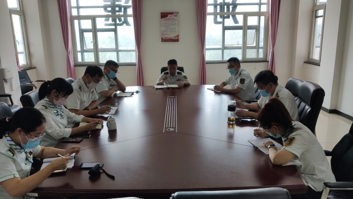 沙河站召开站务扩大会部署近期重点工作（摄影者：顾晓俐）