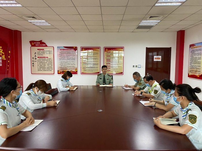 2021-9-16-邢台收费站-站领导召开纠正“四风”工作会议-邢台站 刘清鲜 摄