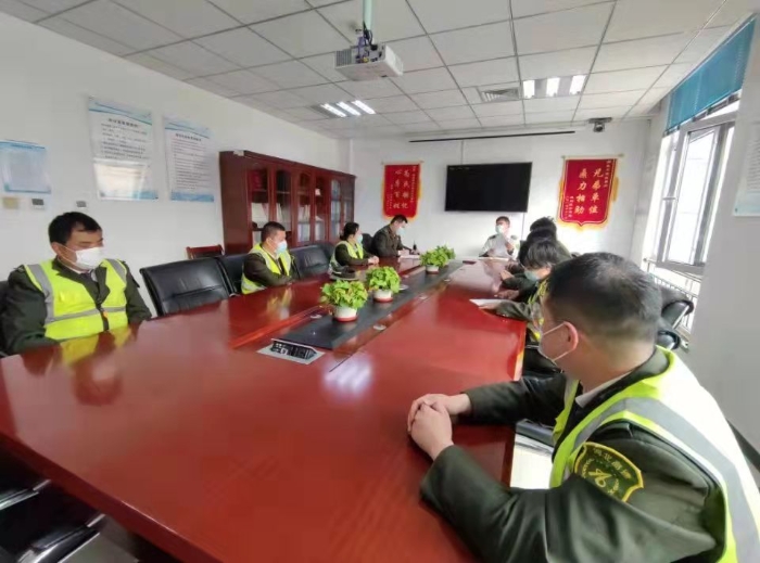冀州西站组织学习习总书记在第二届联合国全球可持续交通大会开幕式上的主旨讲话精神