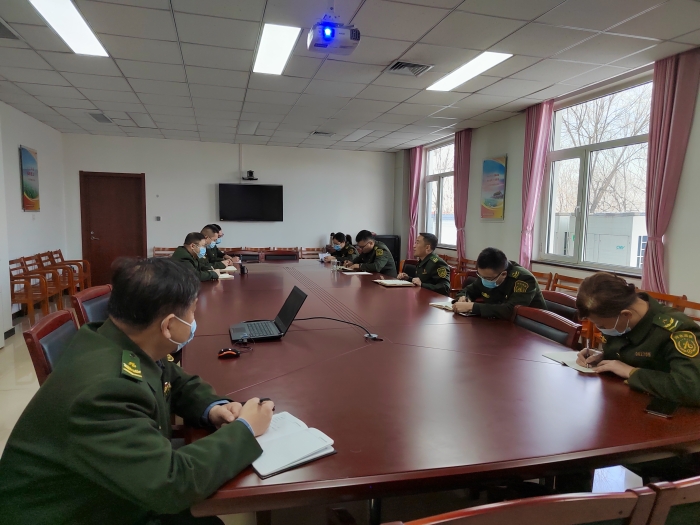 12月28日，沙河站召开学习贯彻石安分公司“两会”精神专题会，摄影：王蒙蒙