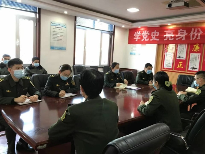 大广分公司尚村站迅速传达分公司2022年党建工作会议、2022年经济工作会议精神