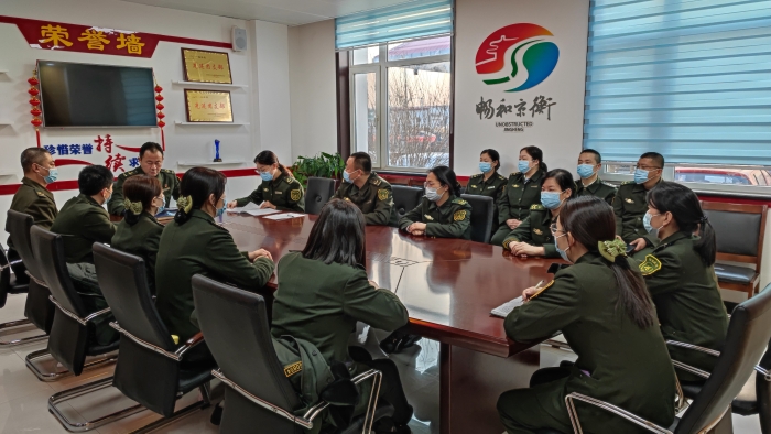大广分公司任丘南站：传达分公司2022年党建工作会议暨经济工作会议精神