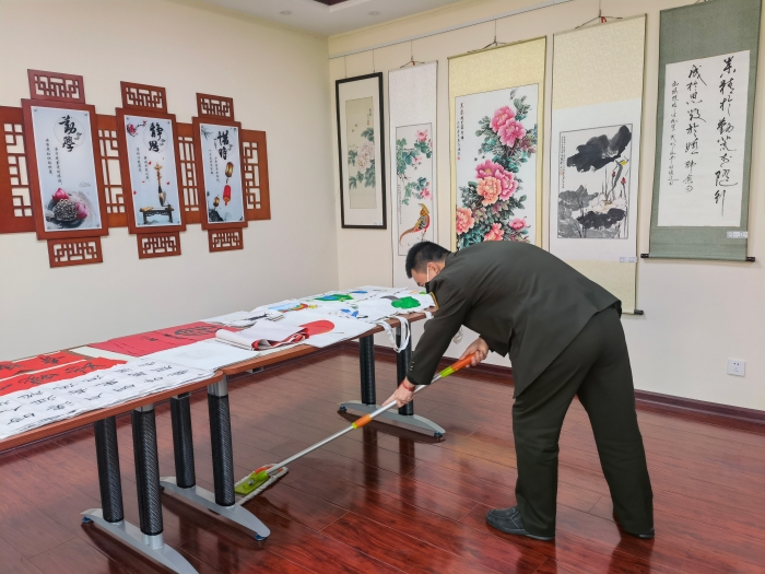 大广分公司肃宁站：开展节前环境卫生“大扫除”活动3