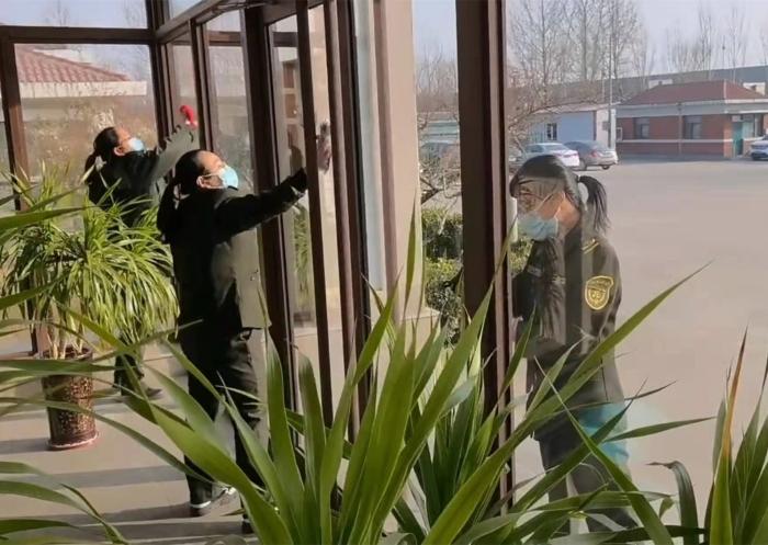 大广分公司桃城收费站：辞旧换新貌 美化迎新春 1