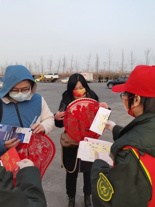 大广分公司任丘北收费站：组织开展“迎春送福 同心抗疫”志愿服务活动3