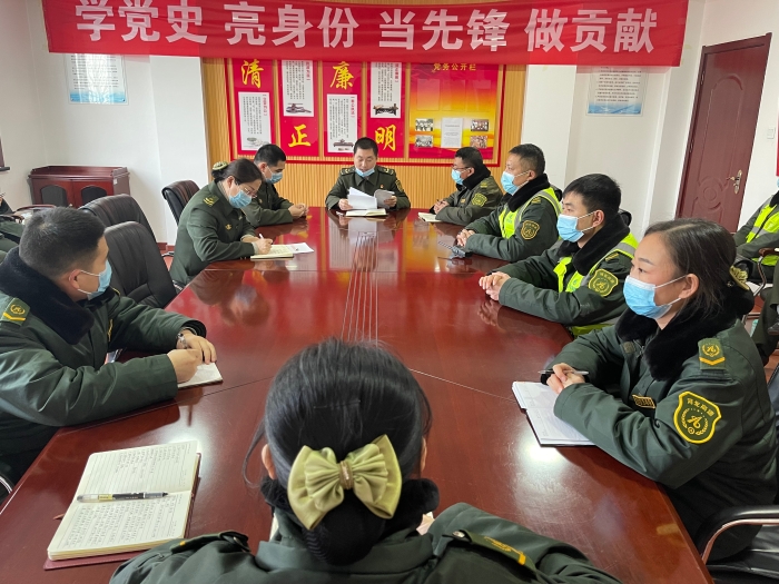 大广分公司尚村收费站对春节期间重点工作再部署