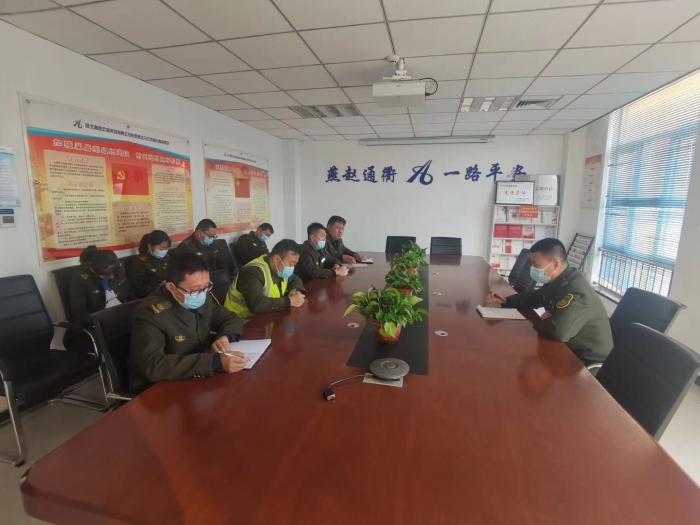 冀州南收费站迅速传达分公司收费工作例会会议精神