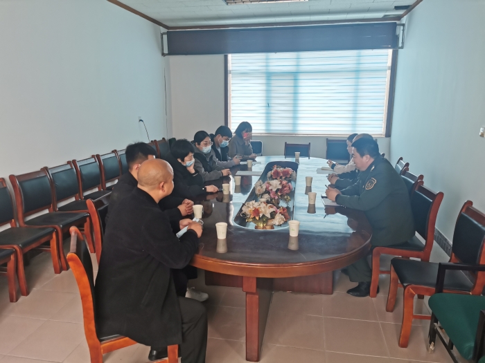 3月10，河沙镇站、成安运管站、运输企业召开座谈会，摄影刘瑞彬