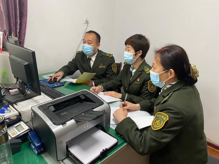 2022-4-1 柏乡站建立常态化学习机制，拍摄：高冰册