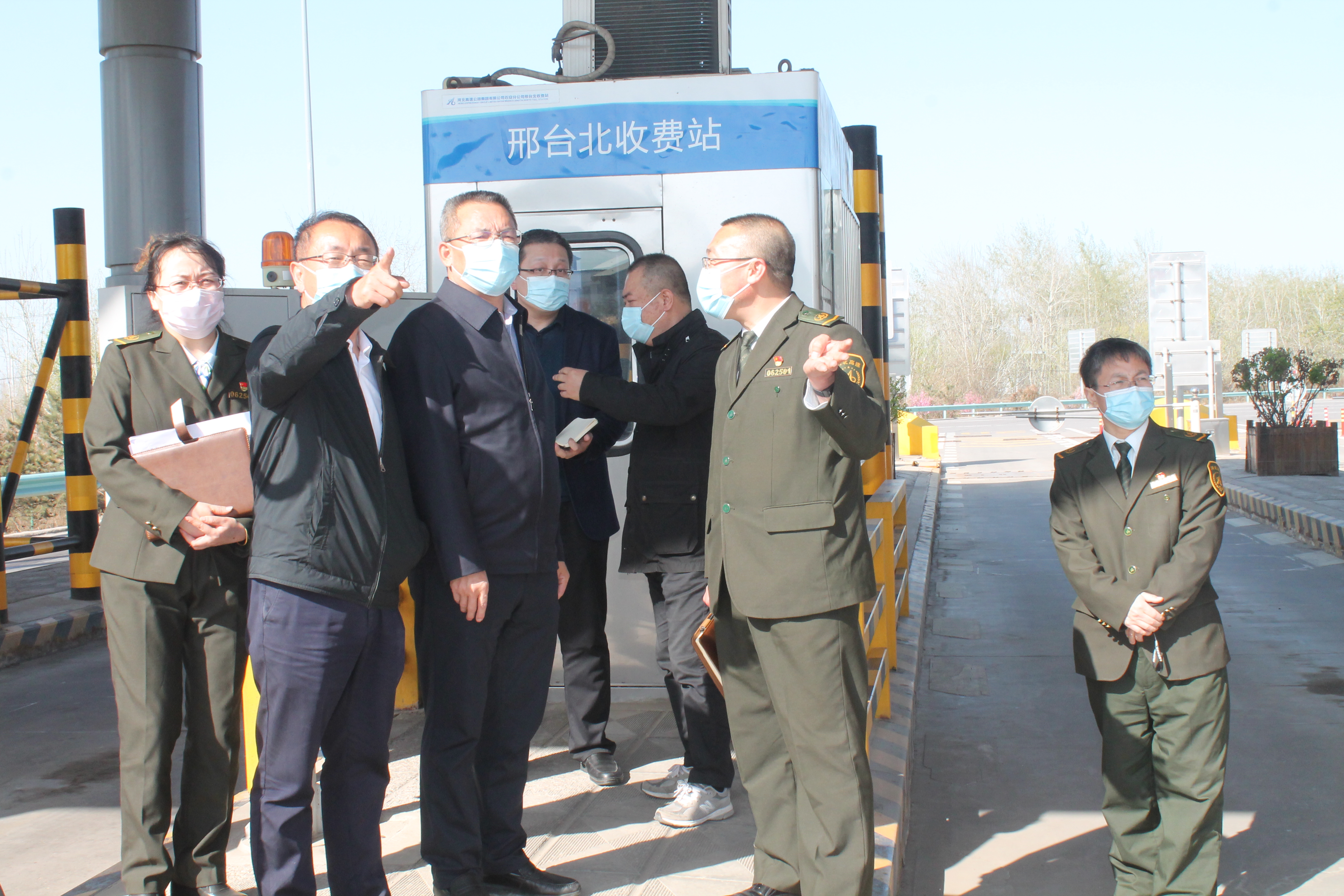 张建公到石安高速督导检查疫情防控工作