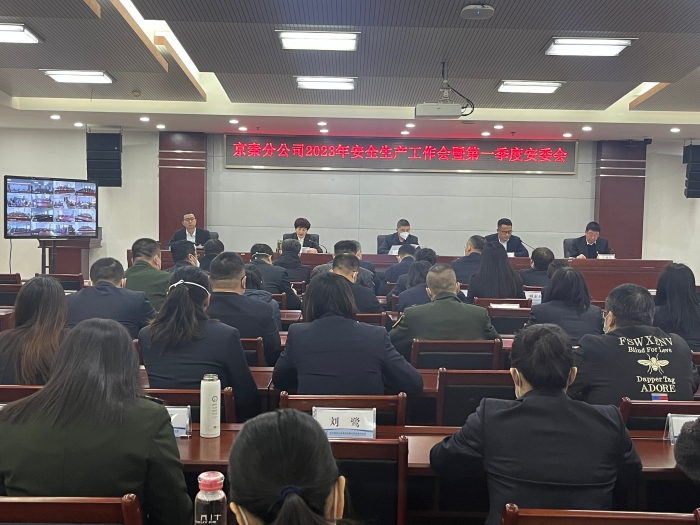分公司2023年安全工作会议暨安委会第一季度会议