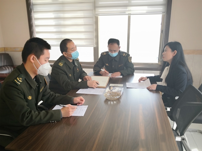 2023-3-14   柏乡站到国家4A级旅游景区岐山湖进行座谈调研，摄：柏晓欣