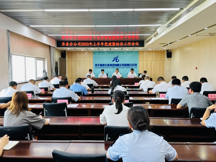 2023年上半年党建暨经济工作会议