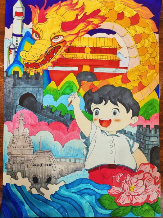 画笔下的中国梦
